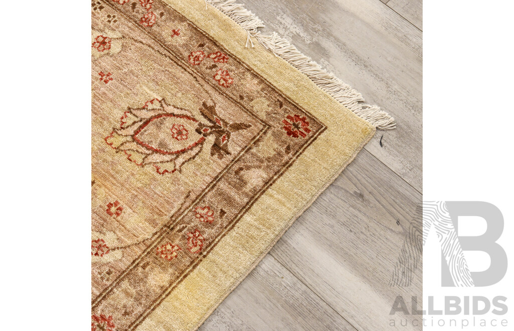 Afghan Hand Knotted Woollen Chobi with Traditional Floral Design