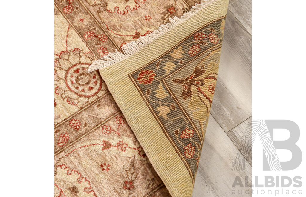 Afghan Hand Knotted Woollen Chobi with Traditional Floral Design