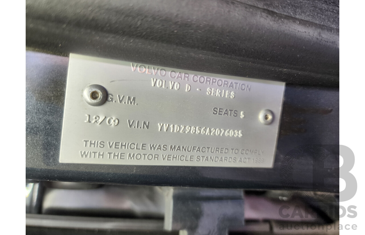 12/2009 Volvo Xc60 3.2 DZ MY10 4d Wagon Grey 3.2L