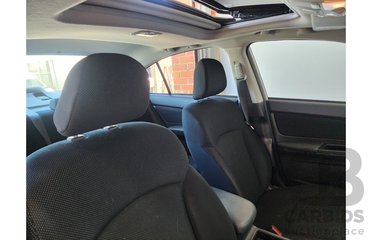 6/2012 Subaru Impreza 2.0i-L (awd) MY12 4d Sedan White 2.0L