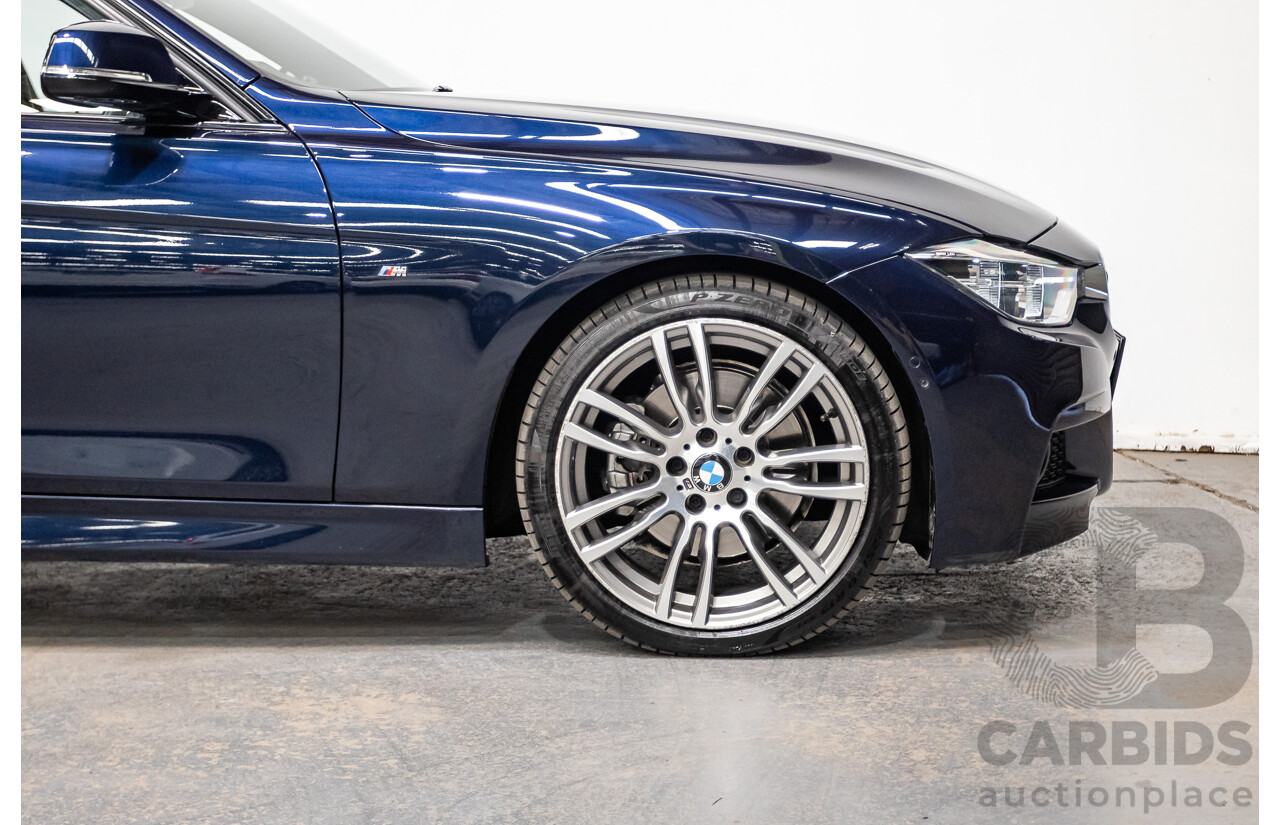 07/2016 BMW 330i M-Sport F30 LCI 4d Sedan Tanzanite Blue Metallic Turbo 2.0L