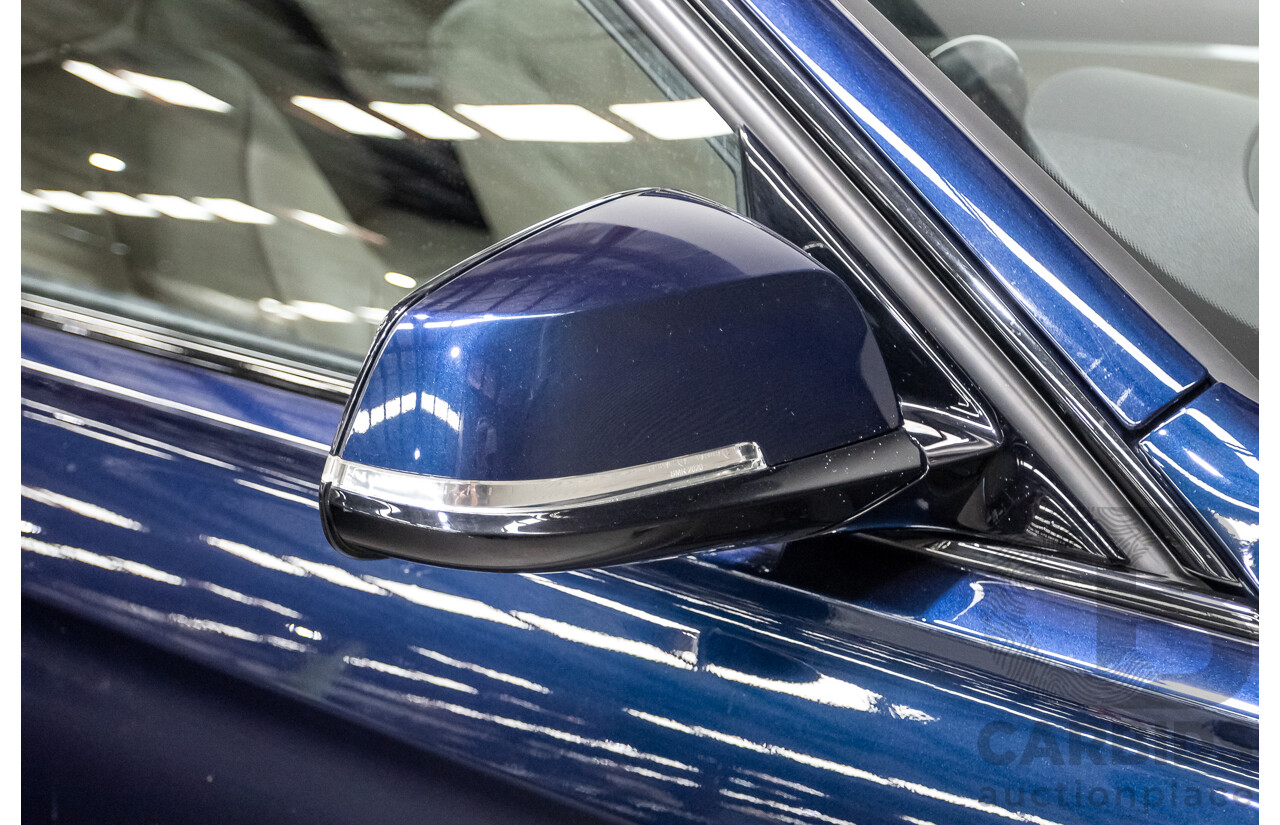 07/2016 BMW 330i M-Sport F30 LCI 4d Sedan Tanzanite Blue Metallic Turbo 2.0L