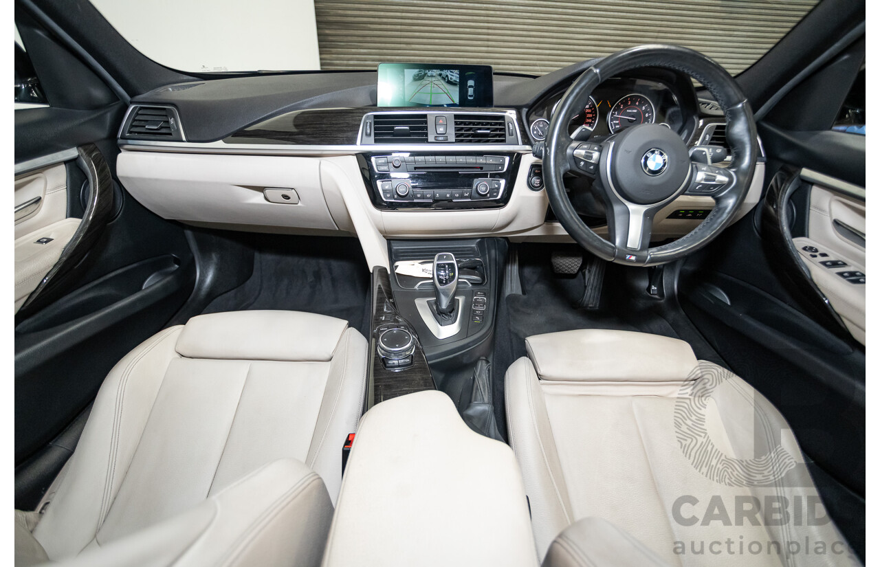 07/2016 BMW 330i M-Sport F30 LCI 4d Sedan Tanzanite Blue Metallic Turbo 2.0L