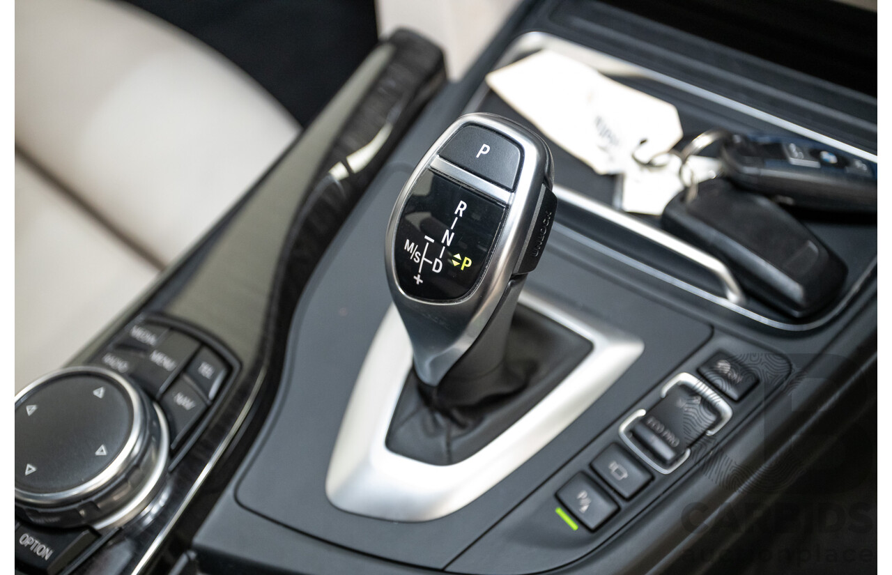 07/2016 BMW 330i M-Sport F30 LCI 4d Sedan Tanzanite Blue Metallic Turbo 2.0L