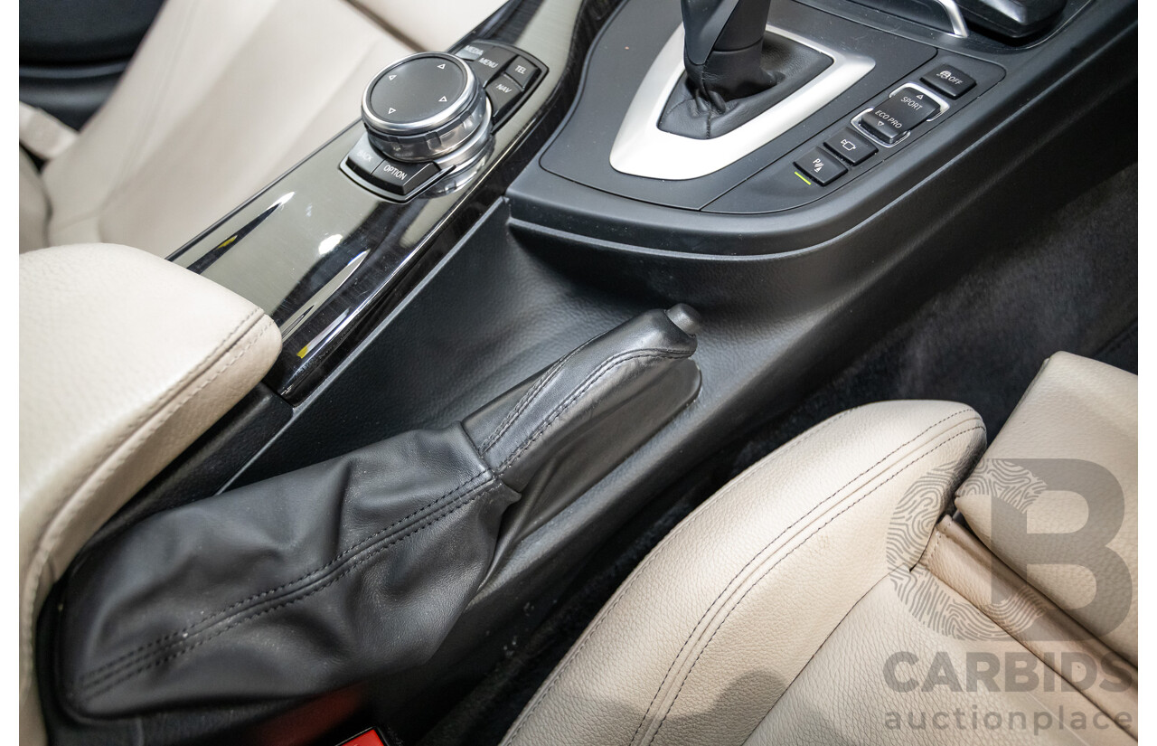 07/2016 BMW 330i M-Sport F30 LCI 4d Sedan Tanzanite Blue Metallic Turbo 2.0L