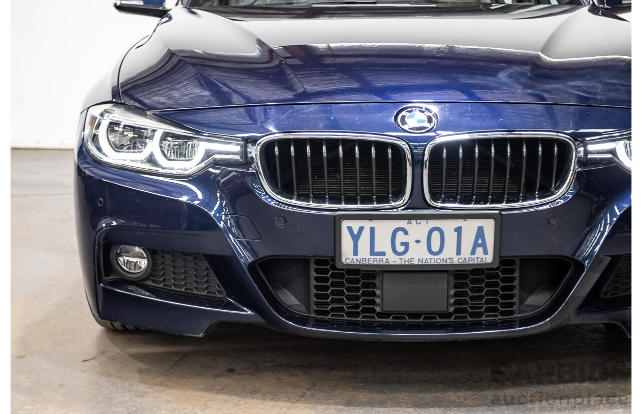 07/2016 BMW 330i M-Sport F30 LCI 4d Sedan Tanzanite Blue Metallic Turbo 2.0L
