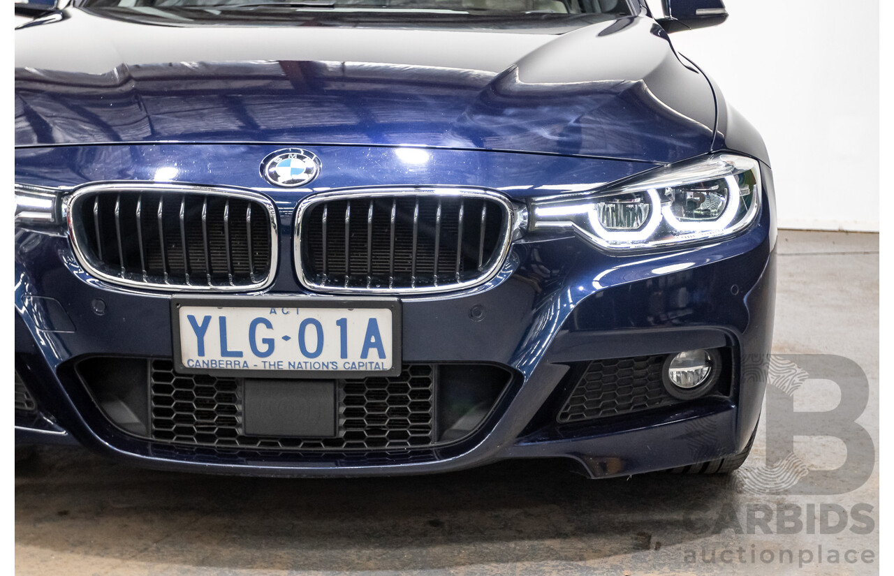 07/2016 BMW 330i M-Sport F30 LCI 4d Sedan Tanzanite Blue Metallic Turbo 2.0L