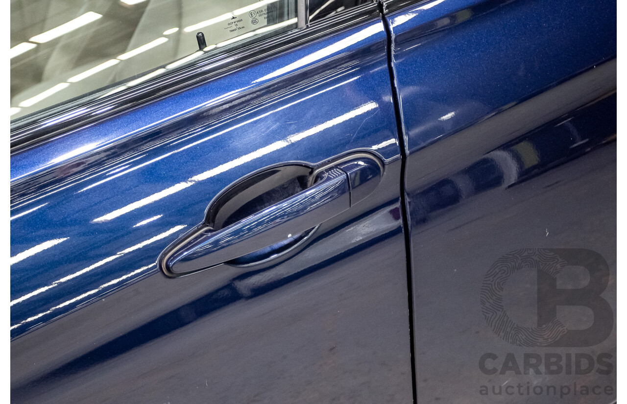 07/2016 BMW 330i M-Sport F30 LCI 4d Sedan Tanzanite Blue Metallic Turbo 2.0L