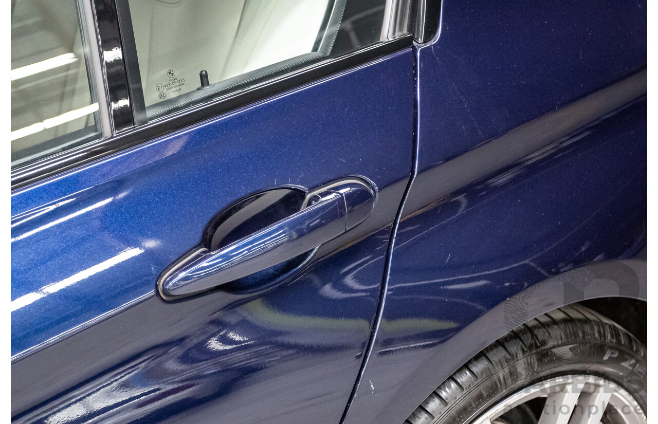 07/2016 BMW 330i M-Sport F30 LCI 4d Sedan Tanzanite Blue Metallic Turbo 2.0L