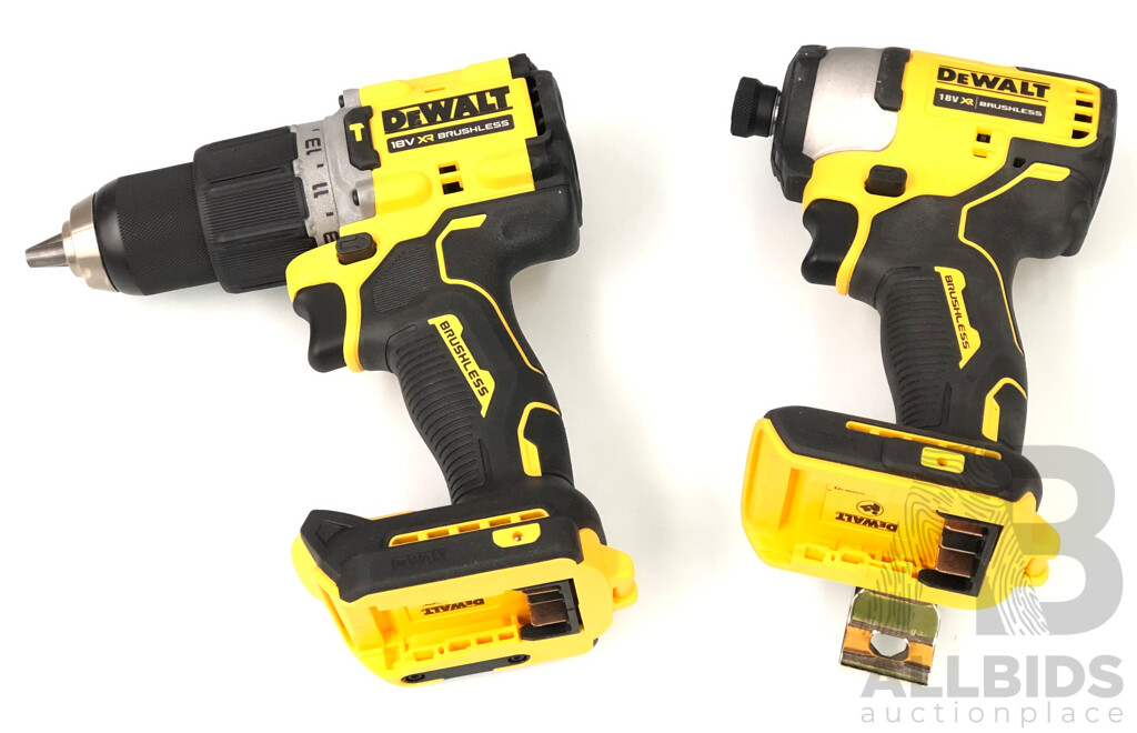 DeWalt XR 18 Volt Lithium Ion Hammer Drill/Driver and Impact Driver