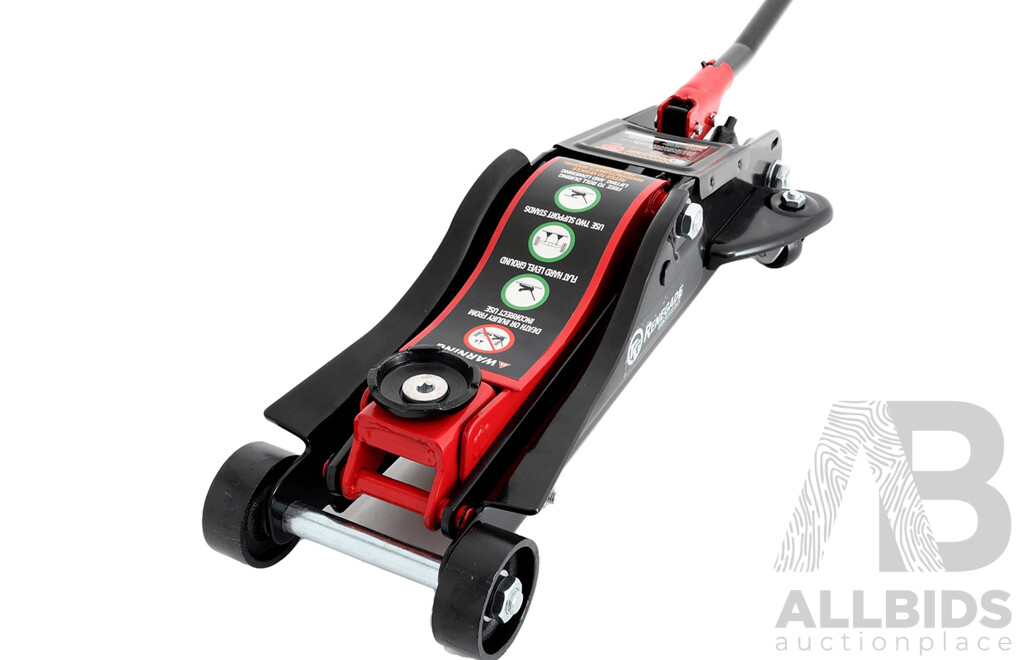 Renegade 1700kg Professional Trolley Jack and 1500kg Vehicle Stand Combo Kit - New