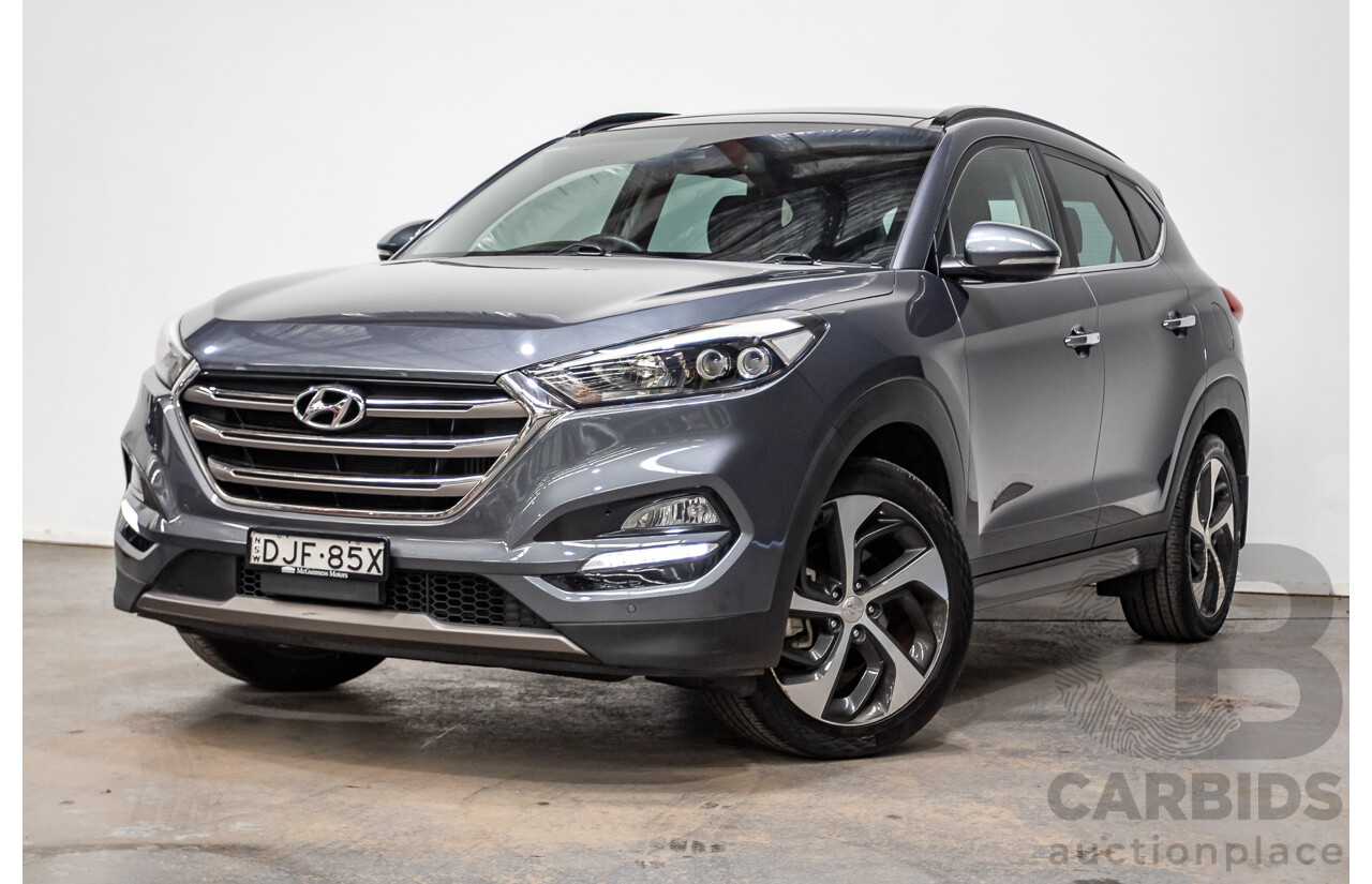 7/2016 Hyundai Tucson Highlander (AWD) TLe 4d Wagon Pepper Grey Metallic Turbo 1.6L