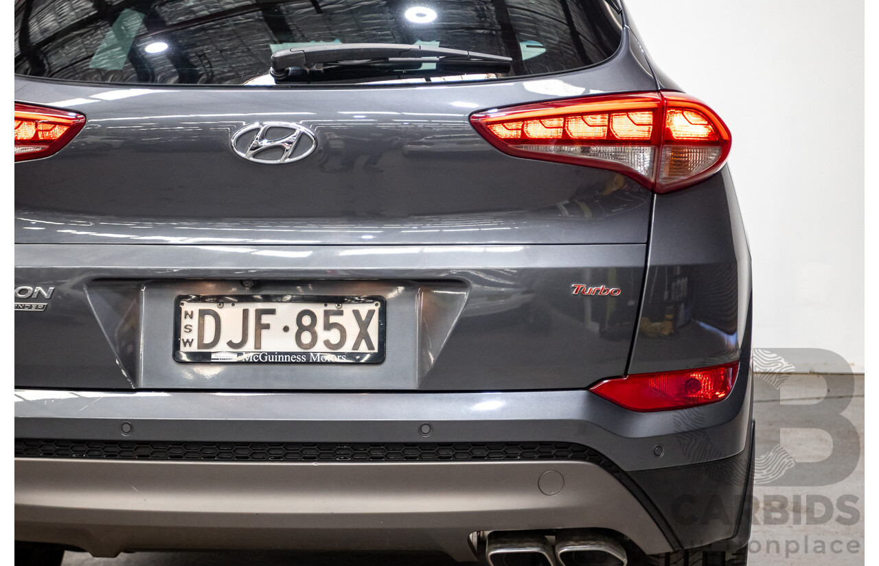 7/2016 Hyundai Tucson Highlander (AWD) TLe 4d Wagon Pepper Grey Metallic Turbo 1.6L