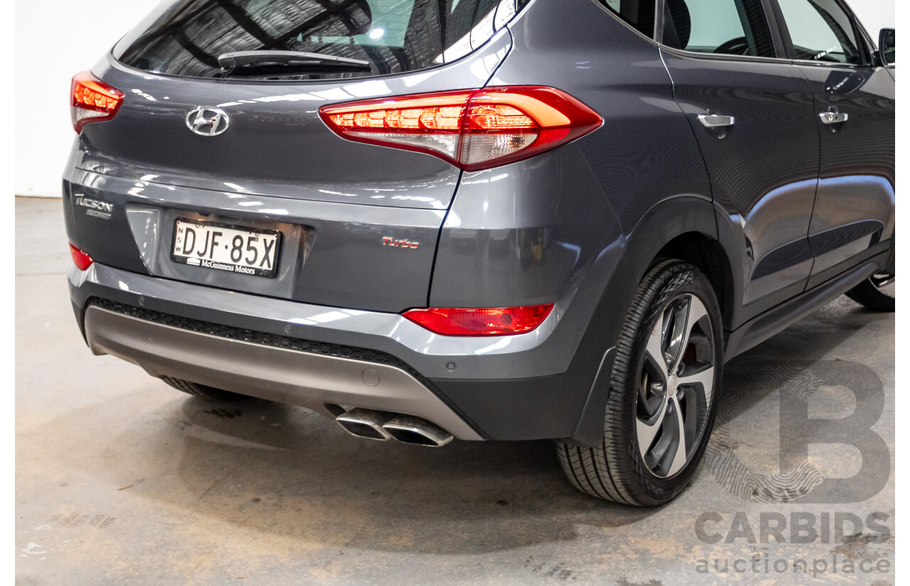 7/2016 Hyundai Tucson Highlander (AWD) TLe 4d Wagon Pepper Grey Metallic Turbo 1.6L