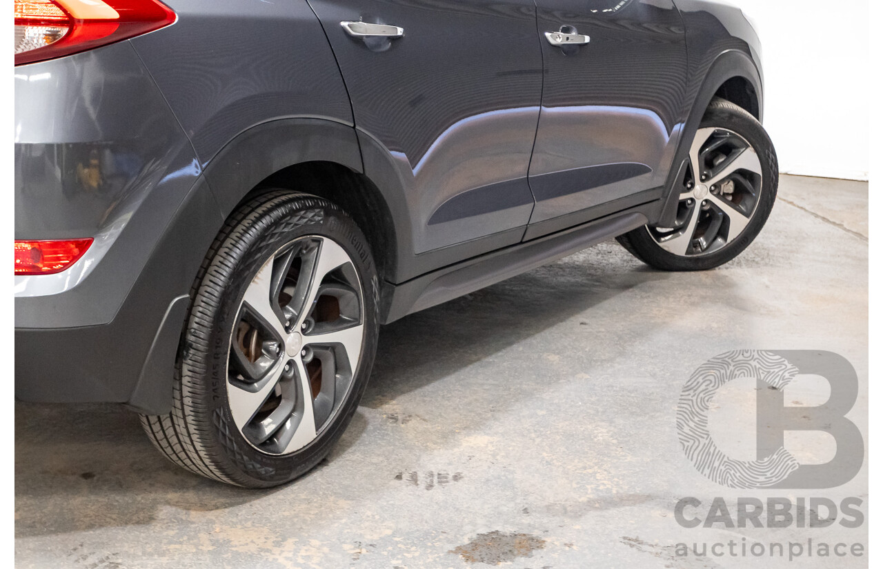 7/2016 Hyundai Tucson Highlander (AWD) TLe 4d Wagon Pepper Grey Metallic Turbo 1.6L