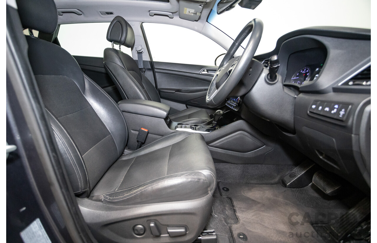 7/2016 Hyundai Tucson Highlander (AWD) TLe 4d Wagon Pepper Grey Metallic Turbo 1.6L