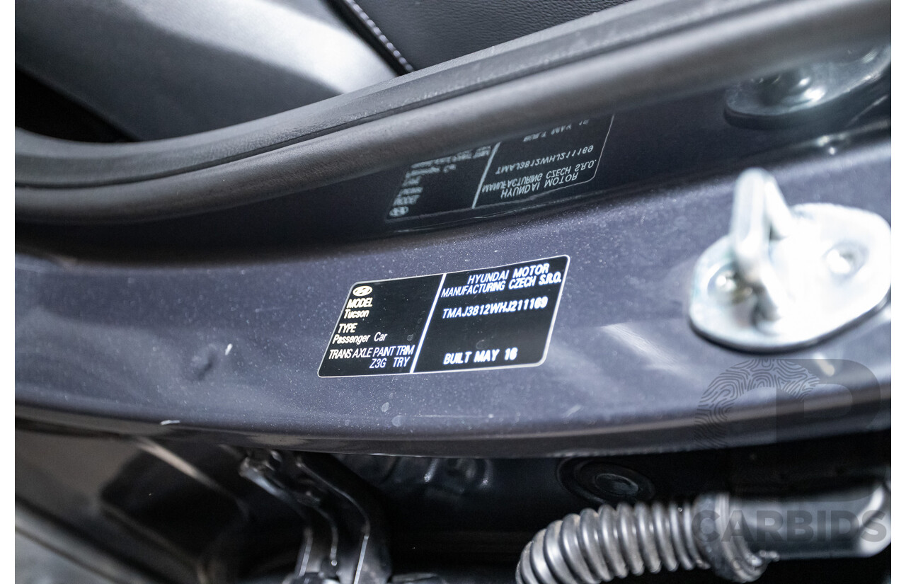 7/2016 Hyundai Tucson Highlander (AWD) TLe 4d Wagon Pepper Grey Metallic Turbo 1.6L