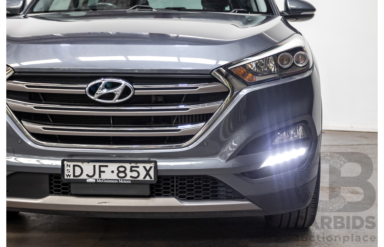 7/2016 Hyundai Tucson Highlander (AWD) TLe 4d Wagon Pepper Grey Metallic Turbo 1.6L