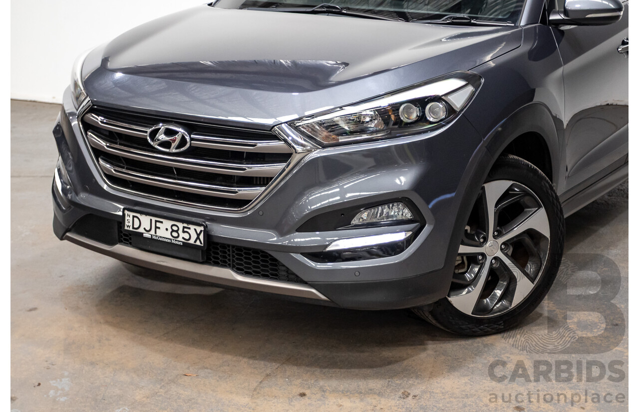 7/2016 Hyundai Tucson Highlander (AWD) TLe 4d Wagon Pepper Grey Metallic Turbo 1.6L