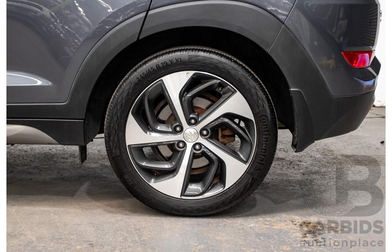 7/2016 Hyundai Tucson Highlander (AWD) TLe 4d Wagon Pepper Grey Metallic Turbo 1.6L