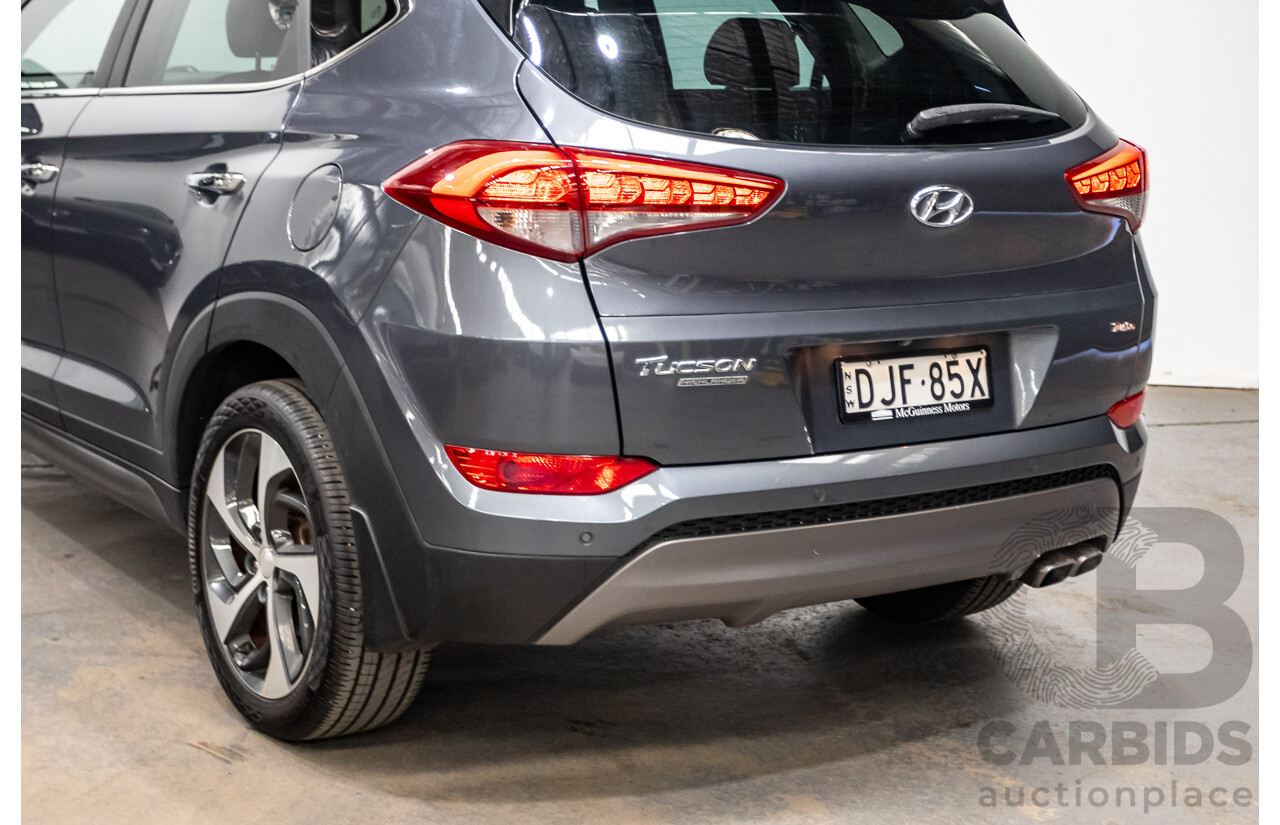 7/2016 Hyundai Tucson Highlander (AWD) TLe 4d Wagon Pepper Grey Metallic Turbo 1.6L