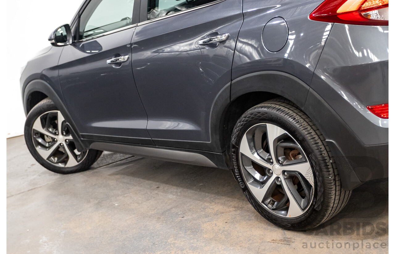 7/2016 Hyundai Tucson Highlander (AWD) TLe 4d Wagon Pepper Grey Metallic Turbo 1.6L