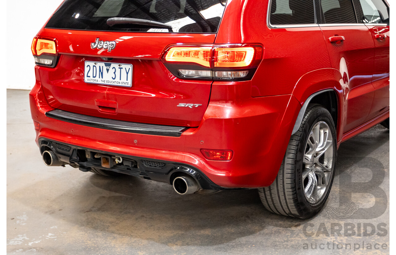 06/2015 Jeep Grand Cherokee SRT 8 (4x4) WK MY15 4d Wagon Redline Pearl V8 6.4L