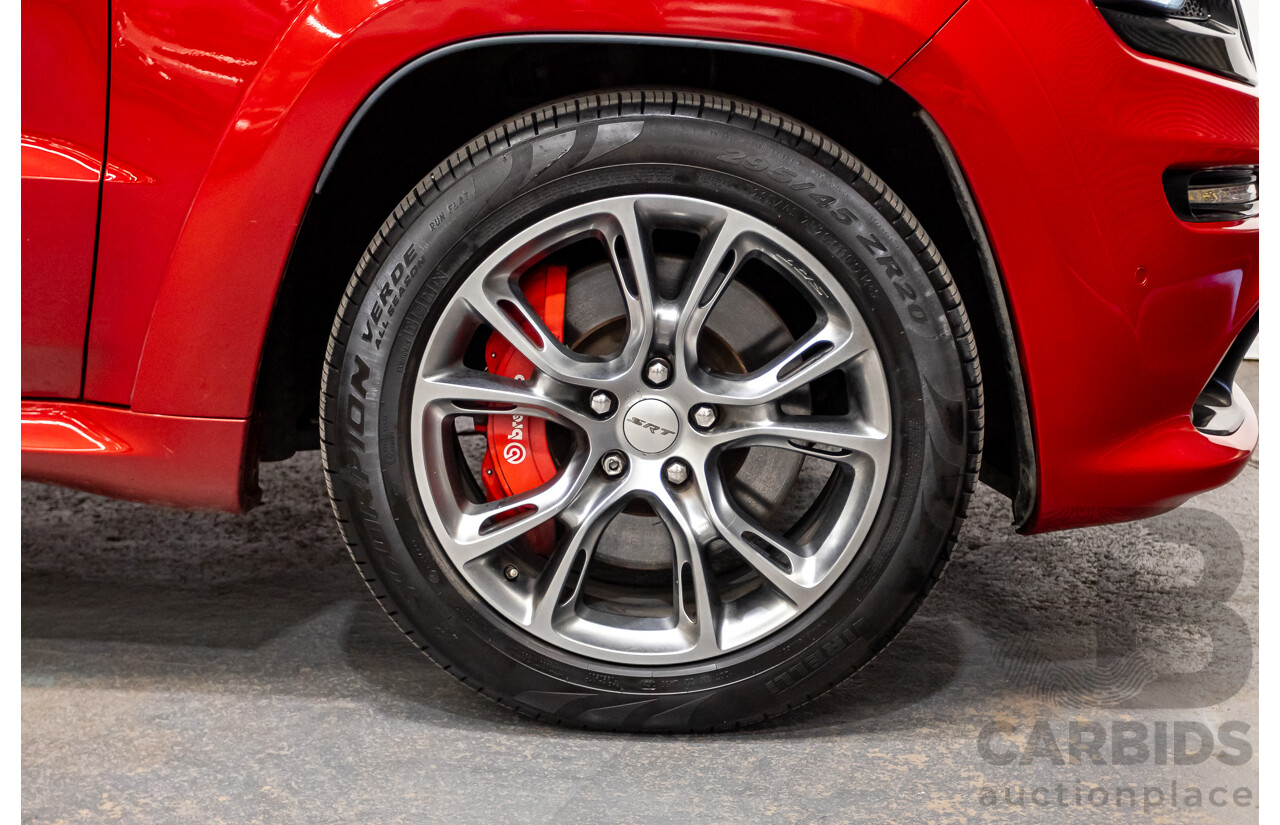 06/2015 Jeep Grand Cherokee SRT 8 (4x4) WK MY15 4d Wagon Redline Pearl V8 6.4L