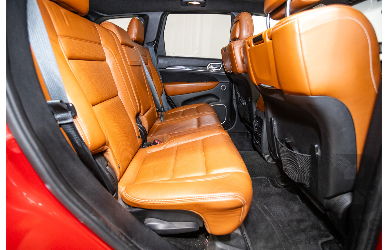 06/2015 Jeep Grand Cherokee SRT 8 (4x4) WK MY15 4d Wagon Redline Pearl V8 6.4L