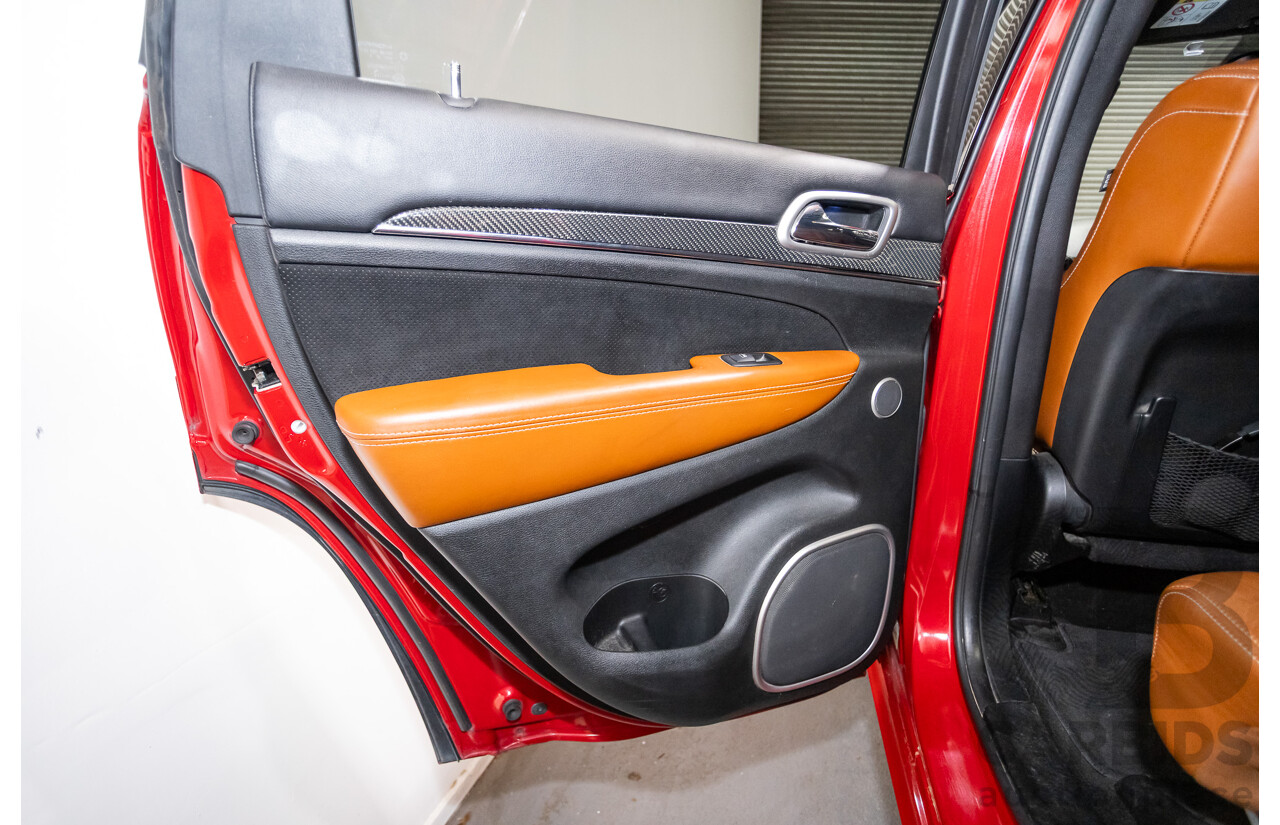 06/2015 Jeep Grand Cherokee SRT 8 (4x4) WK MY15 4d Wagon Redline Pearl V8 6.4L