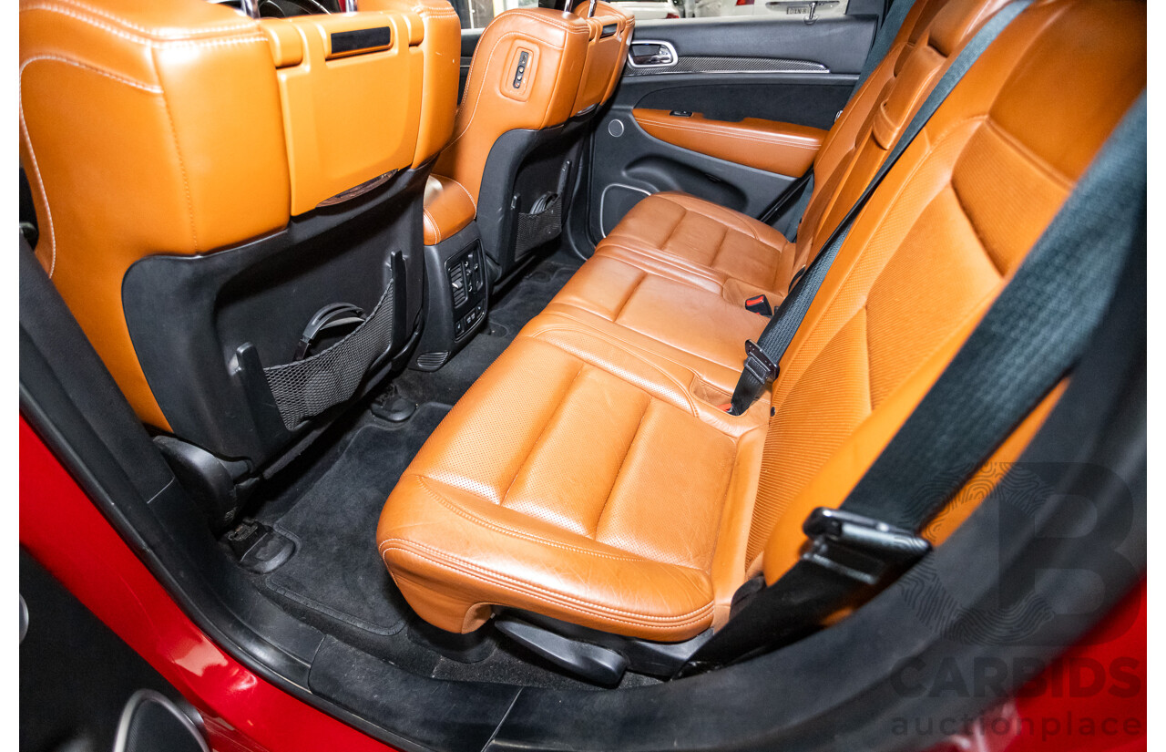 06/2015 Jeep Grand Cherokee SRT 8 (4x4) WK MY15 4d Wagon Redline Pearl V8 6.4L