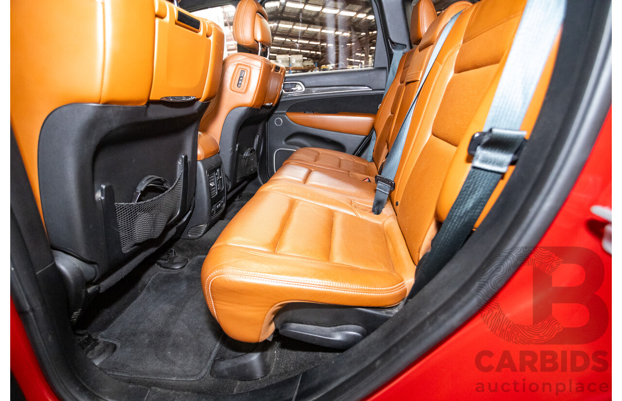 06/2015 Jeep Grand Cherokee SRT 8 (4x4) WK MY15 4d Wagon Redline Pearl V8 6.4L