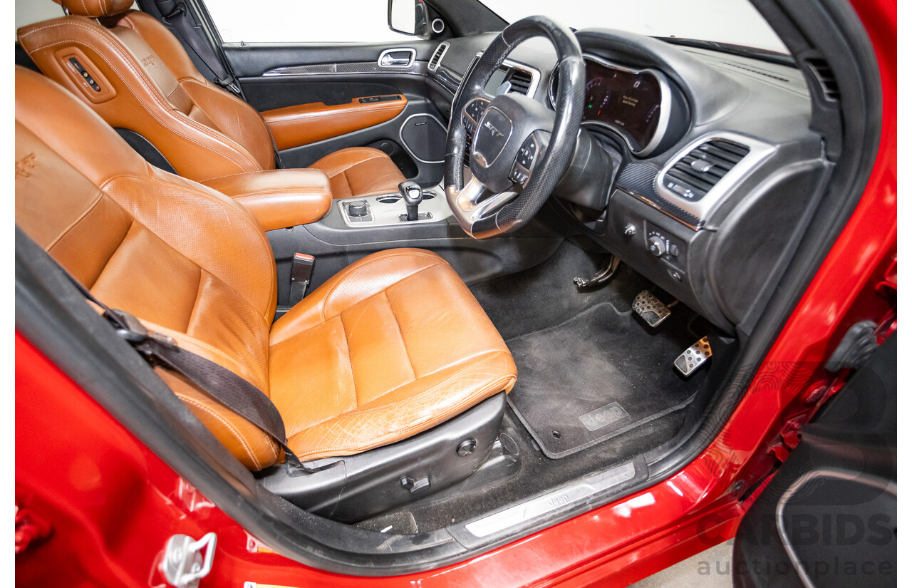 06/2015 Jeep Grand Cherokee SRT 8 (4x4) WK MY15 4d Wagon Redline Pearl V8 6.4L