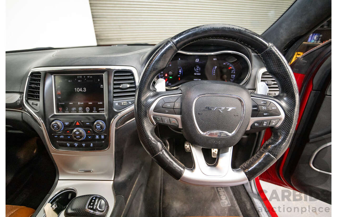 06/2015 Jeep Grand Cherokee SRT 8 (4x4) WK MY15 4d Wagon Redline Pearl V8 6.4L