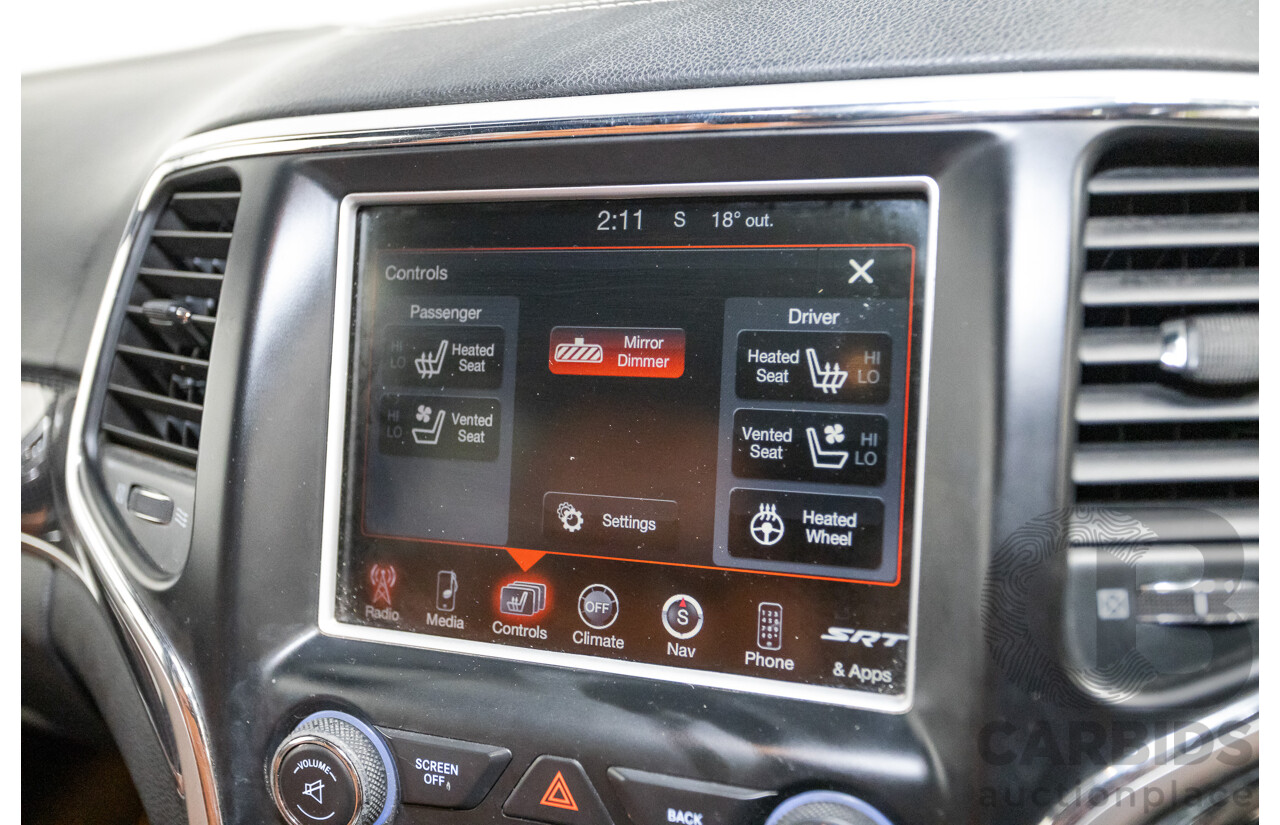 06/2015 Jeep Grand Cherokee SRT 8 (4x4) WK MY15 4d Wagon Redline Pearl V8 6.4L