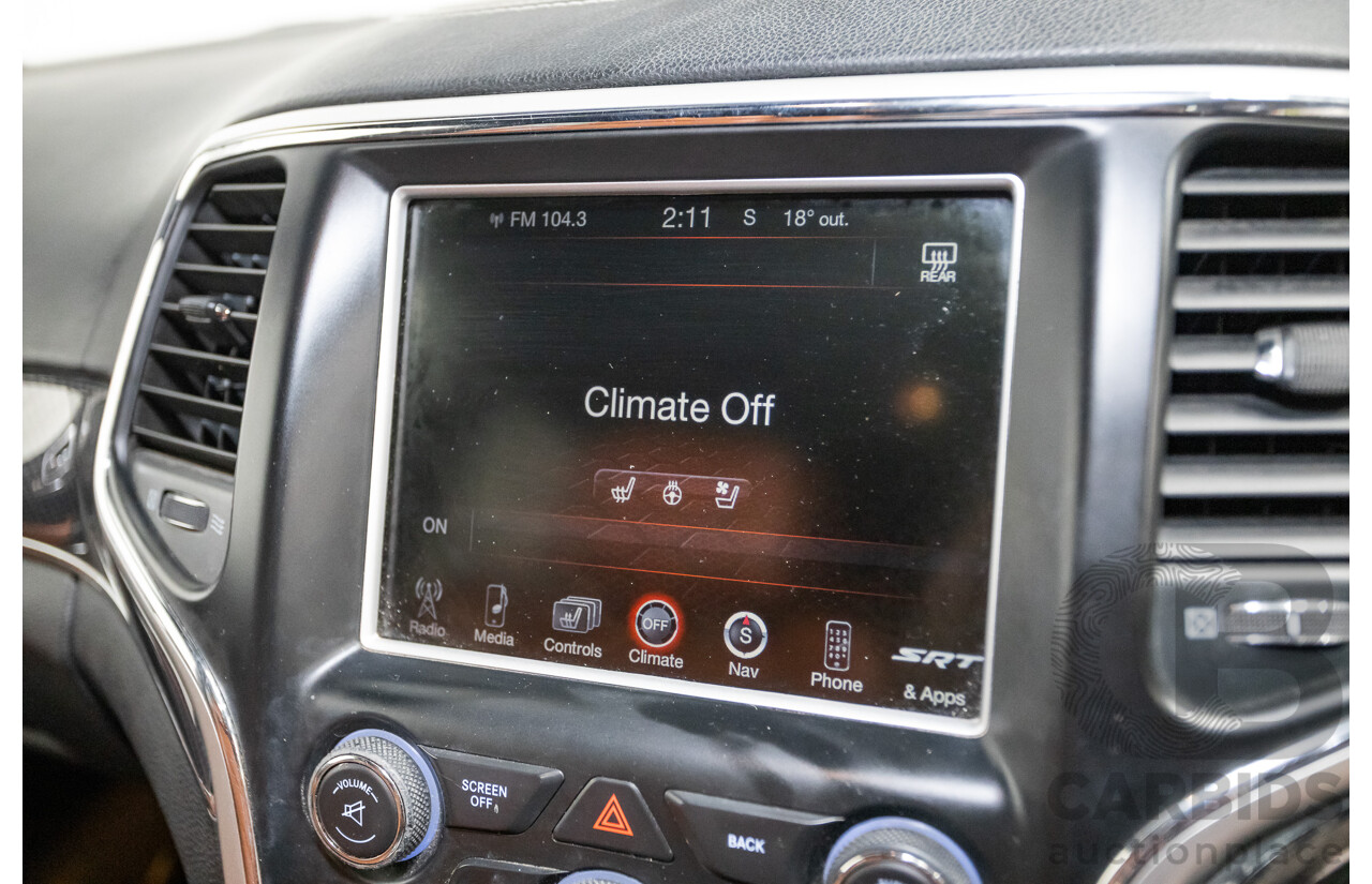 06/2015 Jeep Grand Cherokee SRT 8 (4x4) WK MY15 4d Wagon Redline Pearl V8 6.4L