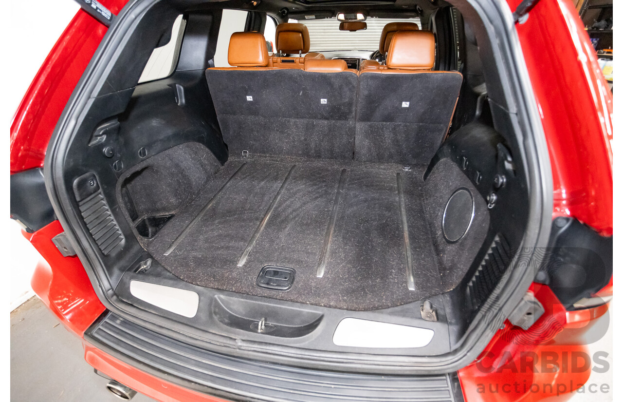 06/2015 Jeep Grand Cherokee SRT 8 (4x4) WK MY15 4d Wagon Redline Pearl V8 6.4L