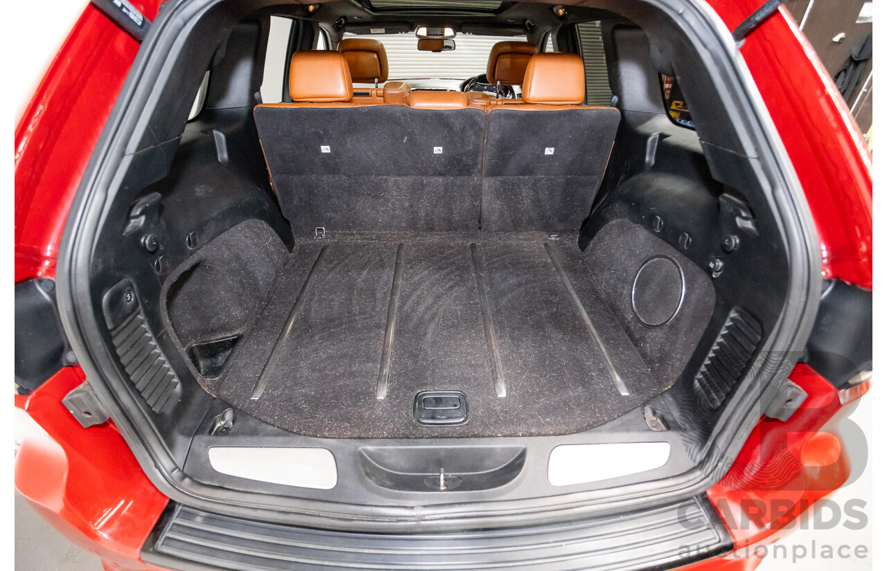 06/2015 Jeep Grand Cherokee SRT 8 (4x4) WK MY15 4d Wagon Redline Pearl V8 6.4L