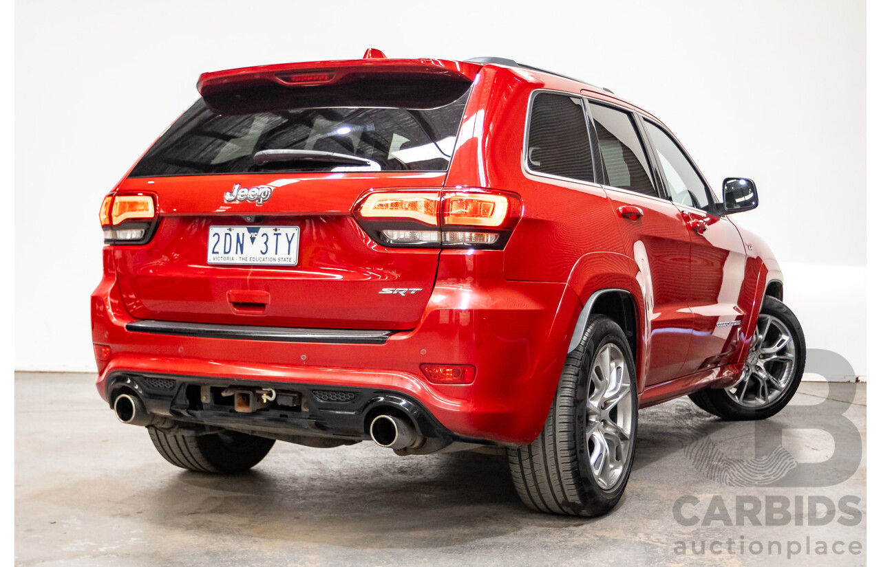 06/2015 Jeep Grand Cherokee SRT 8 (4x4) WK MY15 4d Wagon Redline Pearl V8 6.4L