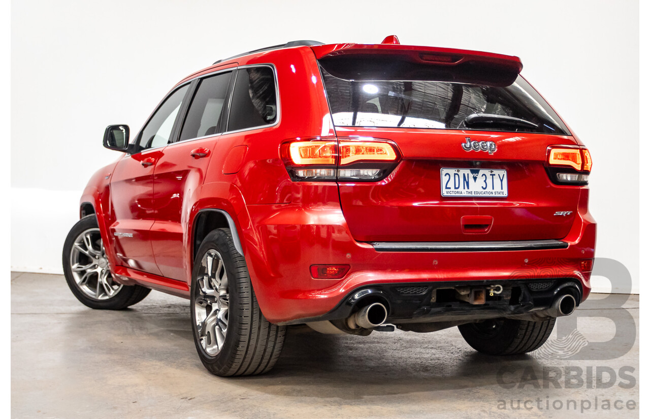 06/2015 Jeep Grand Cherokee SRT 8 (4x4) WK MY15 4d Wagon Redline Pearl V8 6.4L