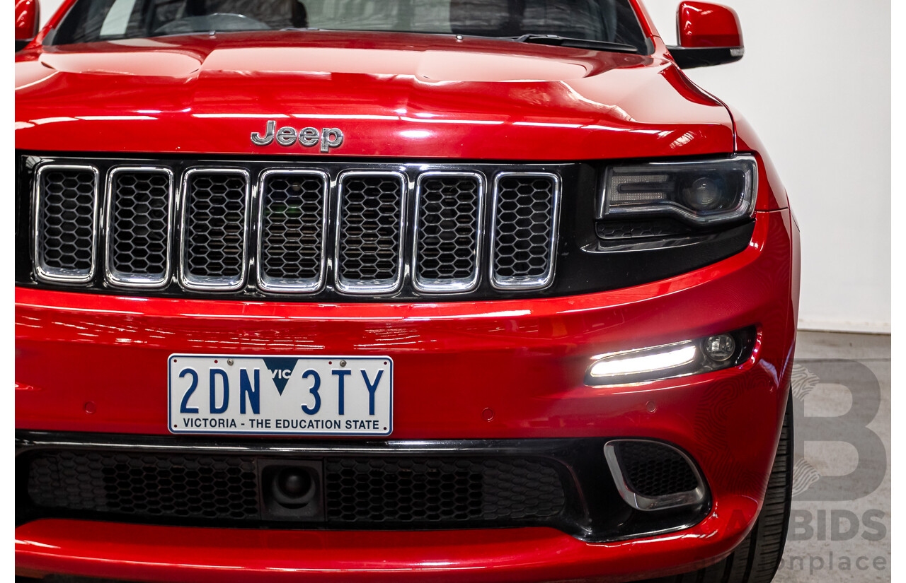 06/2015 Jeep Grand Cherokee SRT 8 (4x4) WK MY15 4d Wagon Redline Pearl V8 6.4L
