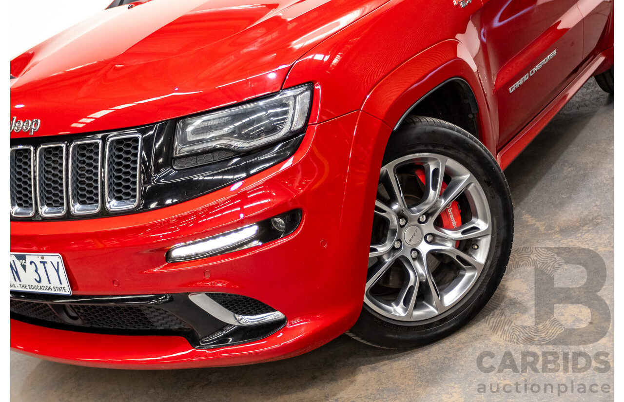 06/2015 Jeep Grand Cherokee SRT 8 (4x4) WK MY15 4d Wagon Redline Pearl V8 6.4L