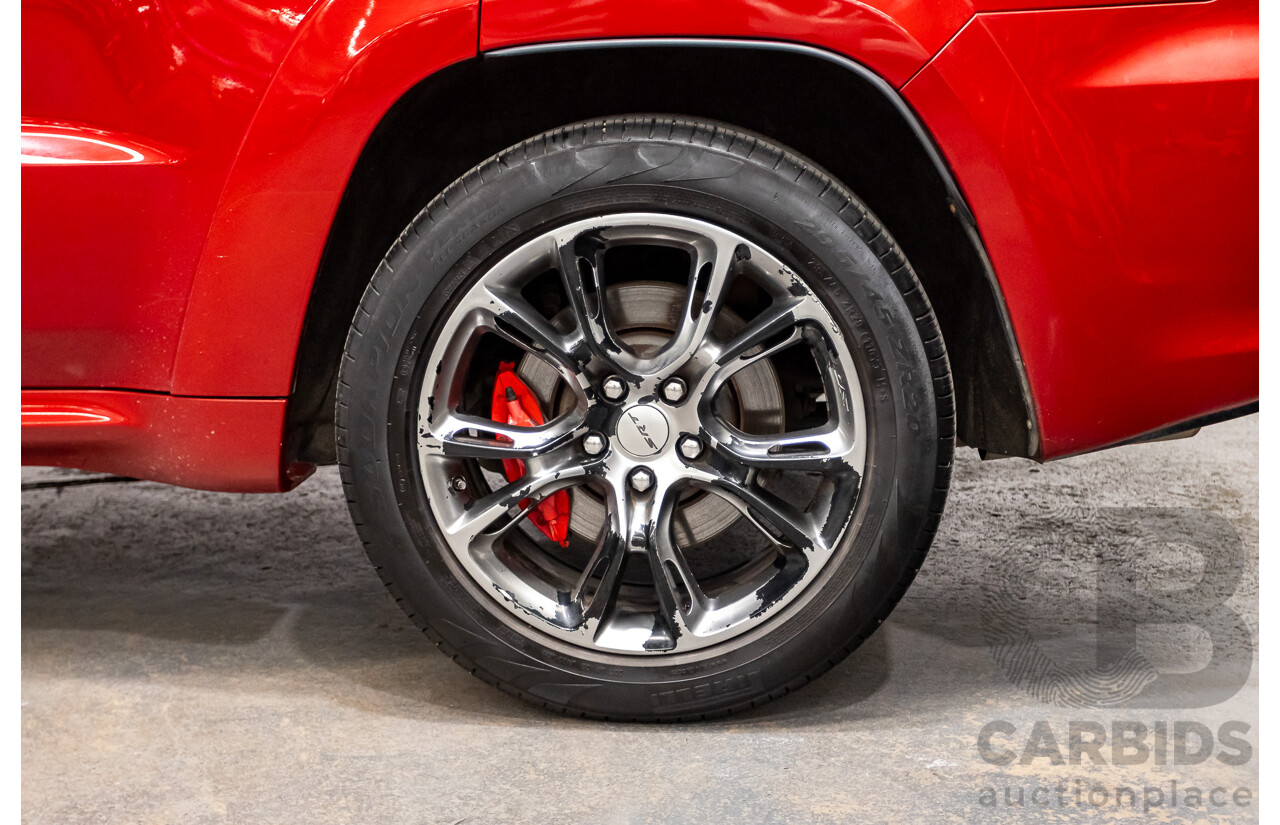 06/2015 Jeep Grand Cherokee SRT 8 (4x4) WK MY15 4d Wagon Redline Pearl V8 6.4L