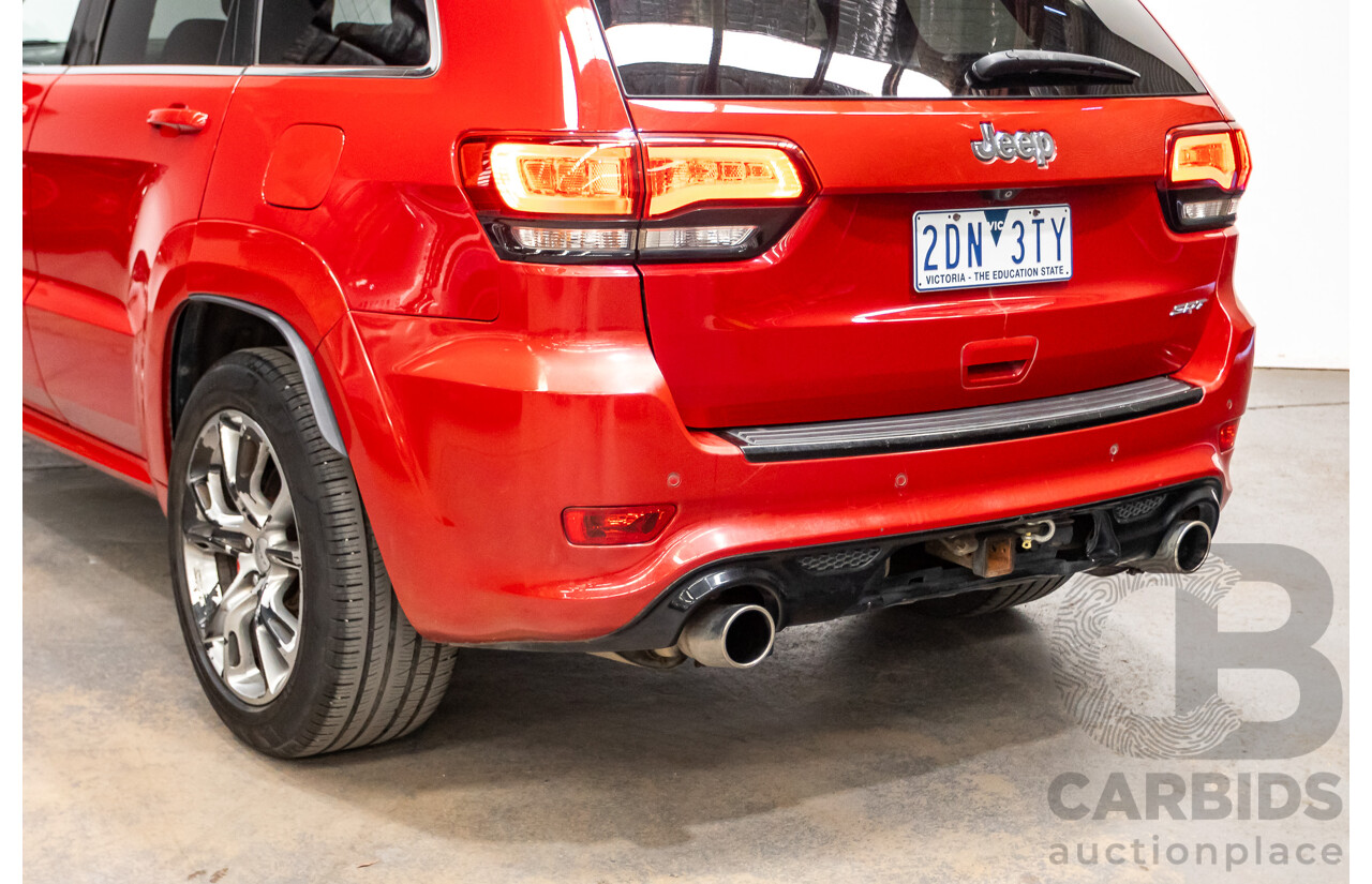 06/2015 Jeep Grand Cherokee SRT 8 (4x4) WK MY15 4d Wagon Redline Pearl V8 6.4L