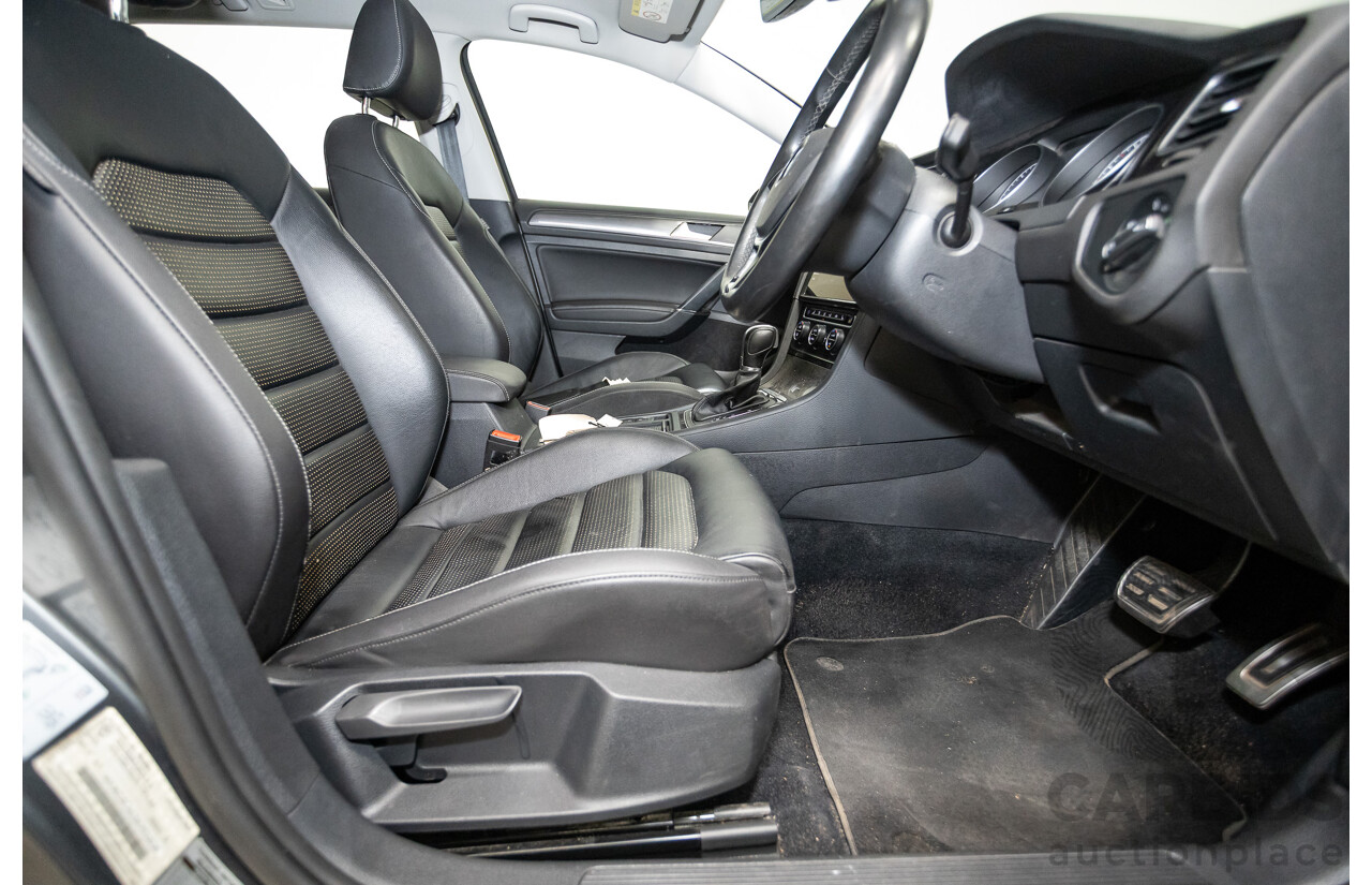 06/2017 Volkswagen Golf Alltrack 135 TDI Premium (AWD) AU MY18 4D Indium Grey Metallic Turbo Diesel 2.0L