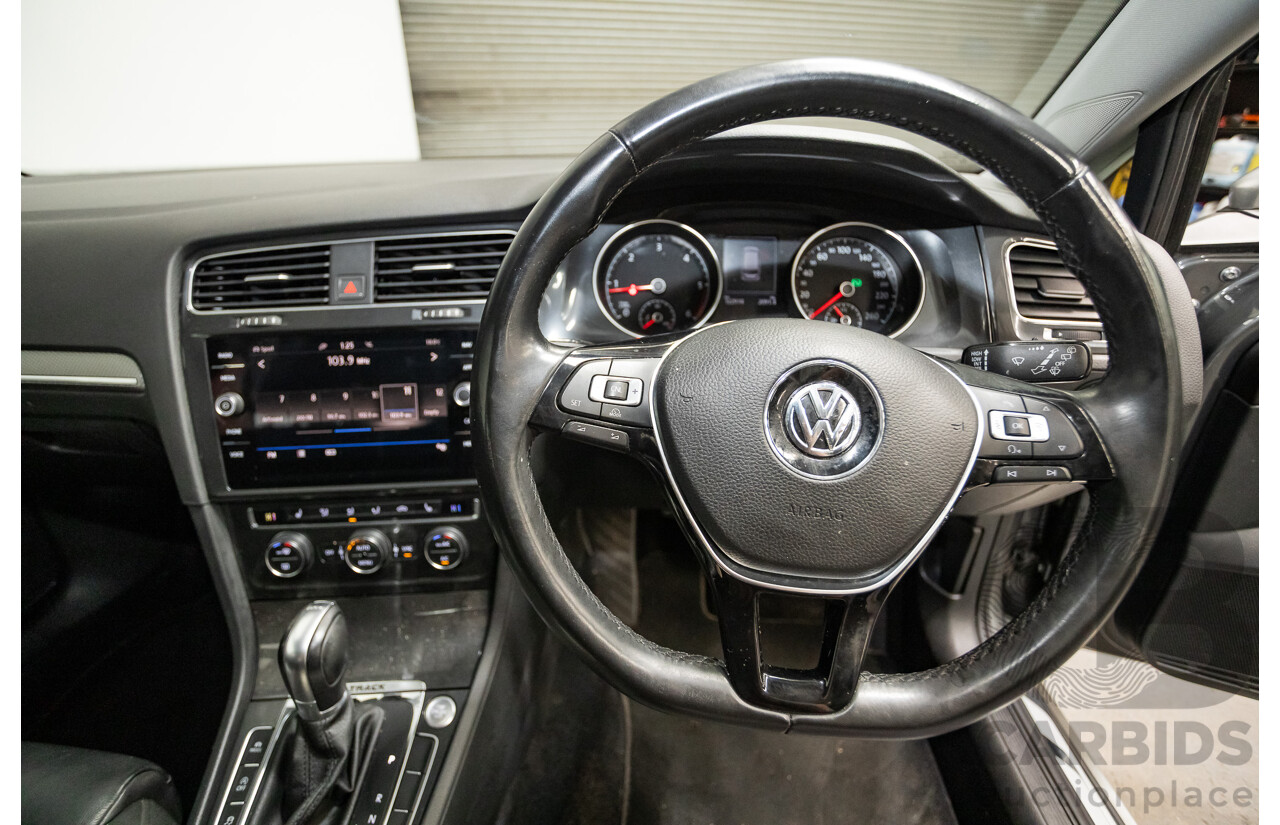 06/2017 Volkswagen Golf Alltrack 135 TDI Premium (AWD) AU MY18 4D Indium Grey Metallic Turbo Diesel 2.0L