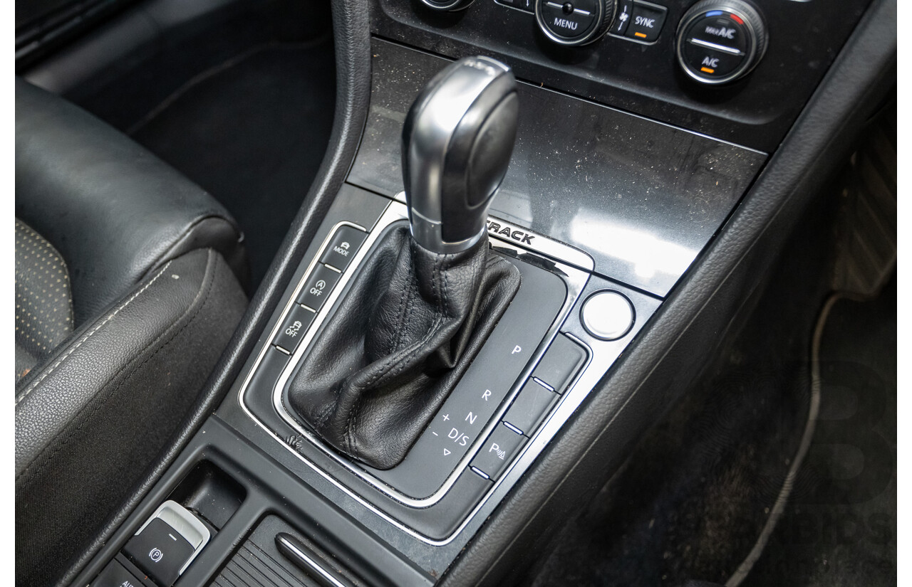 06/2017 Volkswagen Golf Alltrack 135 TDI Premium (AWD) AU MY18 4D Indium Grey Metallic Turbo Diesel 2.0L