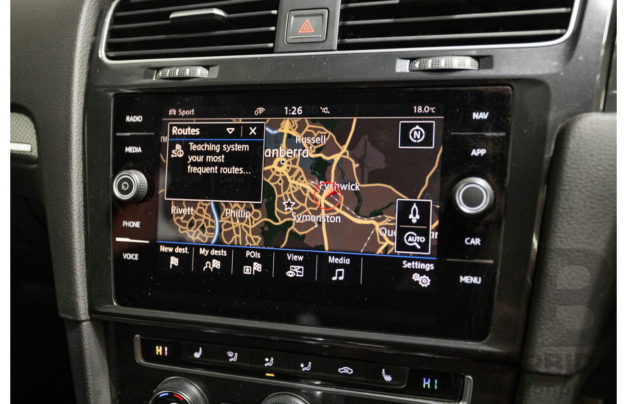 06/2017 Volkswagen Golf Alltrack 135 TDI Premium (AWD) AU MY18 4D Indium Grey Metallic Turbo Diesel 2.0L