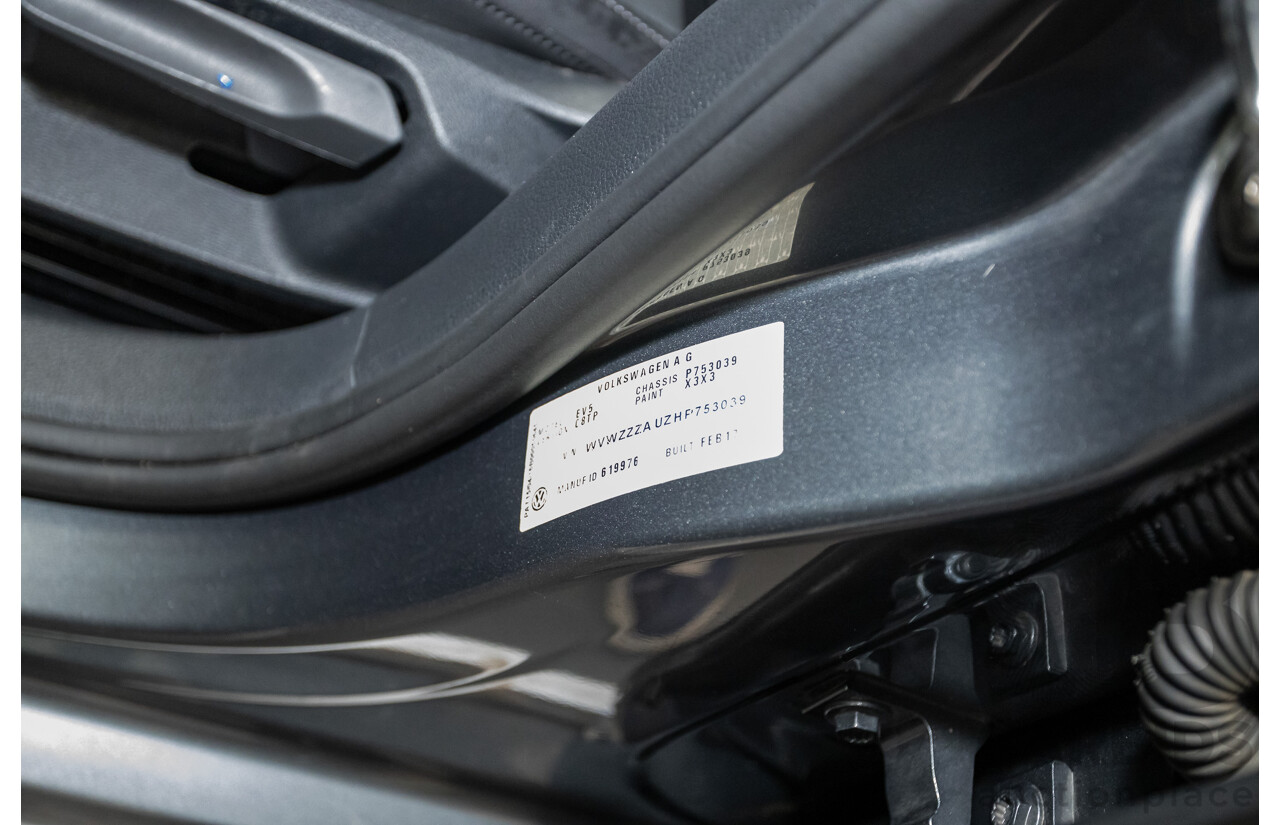 06/2017 Volkswagen Golf Alltrack 135 TDI Premium (AWD) AU MY18 4D Indium Grey Metallic Turbo Diesel 2.0L