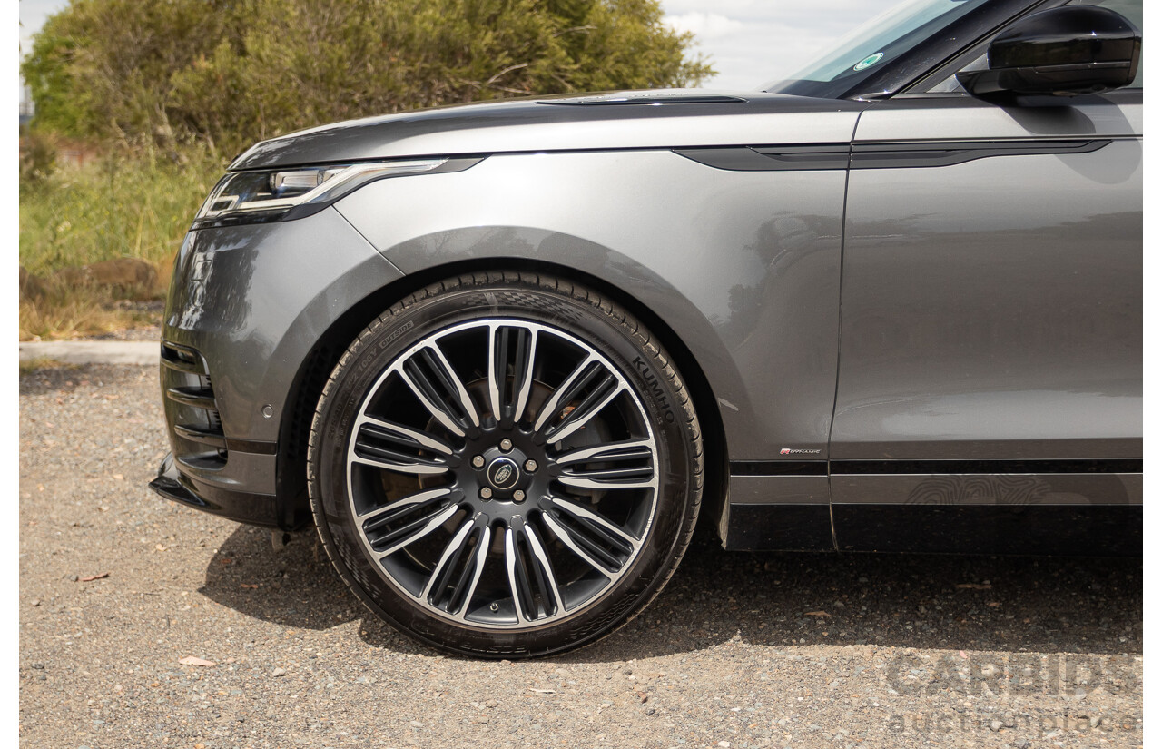 12/2017 Land Rover Range Rover Velar D300 HSE R-Dynamic (AWD) L560 MY18 4d Wagon Ammonite Grey Metallic Twin Turbo Diesel V6 3.0L
